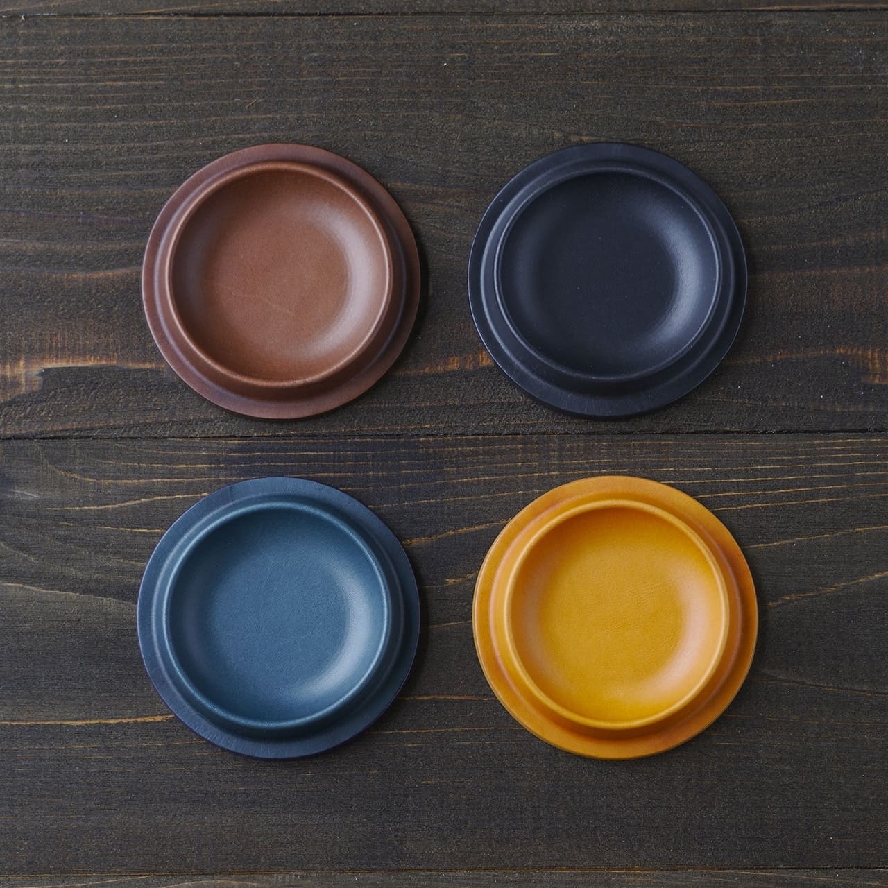Leather Tray Round S / レザートレイラウンドS
