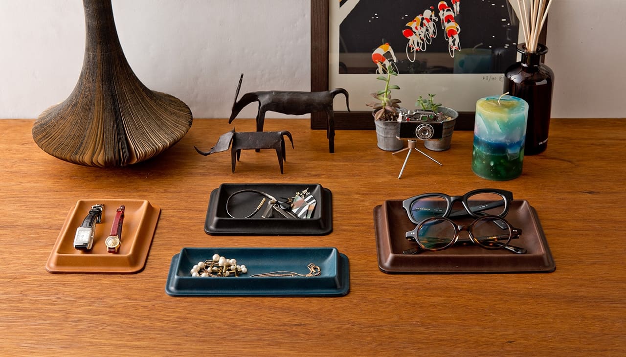 Leather Tray M / レザートレイM