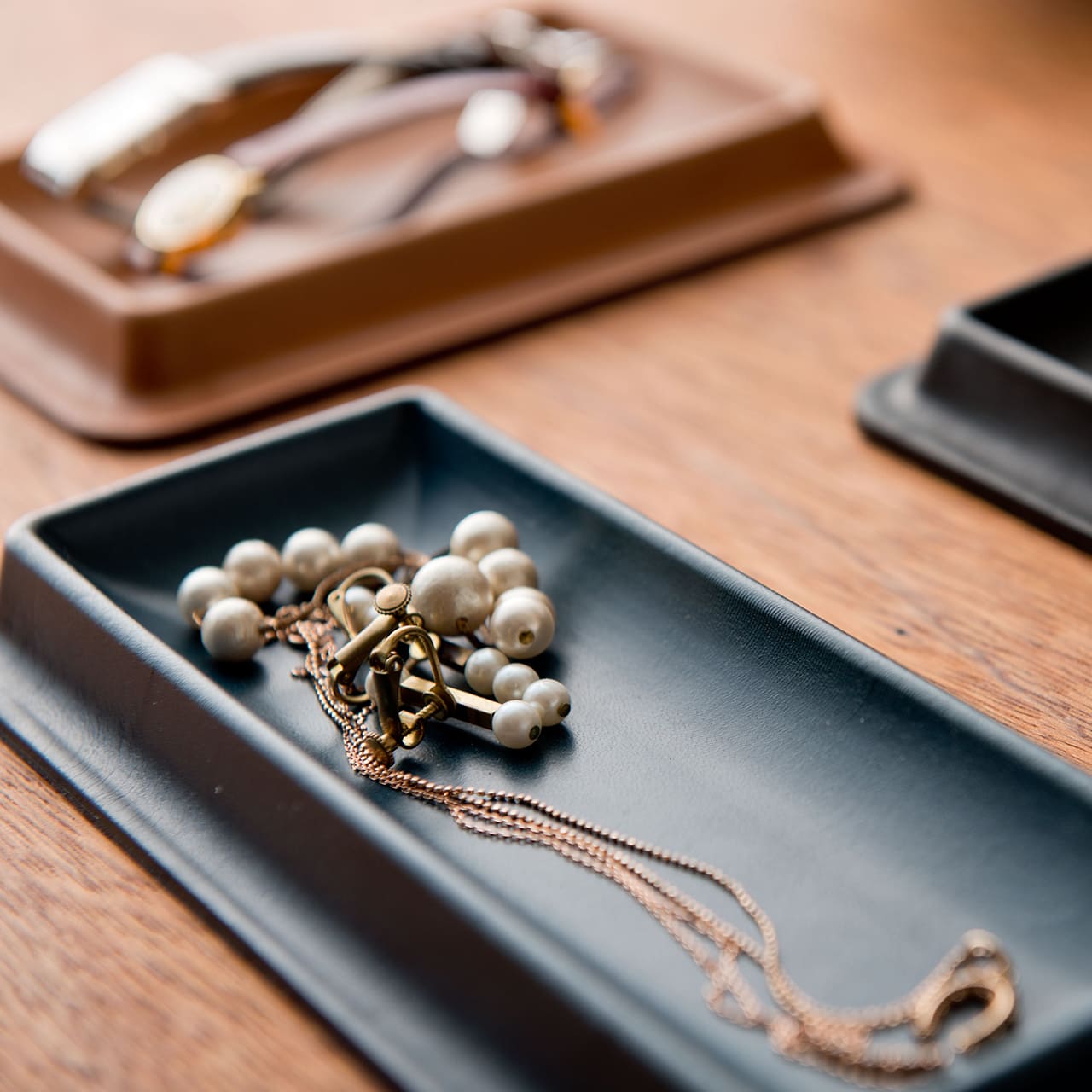 Leather Tray M / レザートレイM